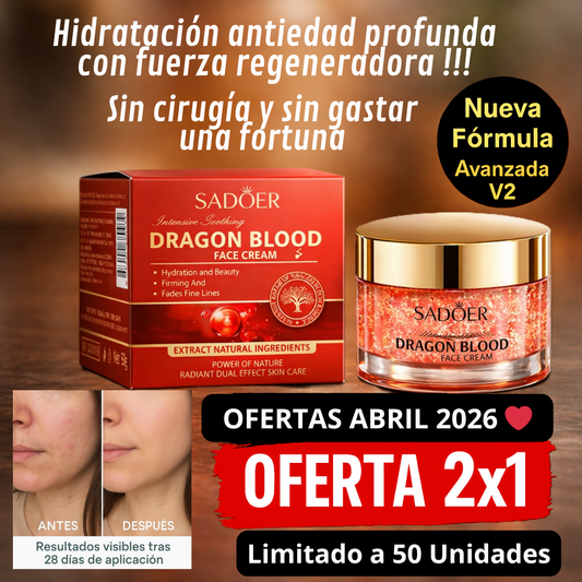 Dragon Blood™ - Piel más firme, luminosa y equilibrada sin irritación.