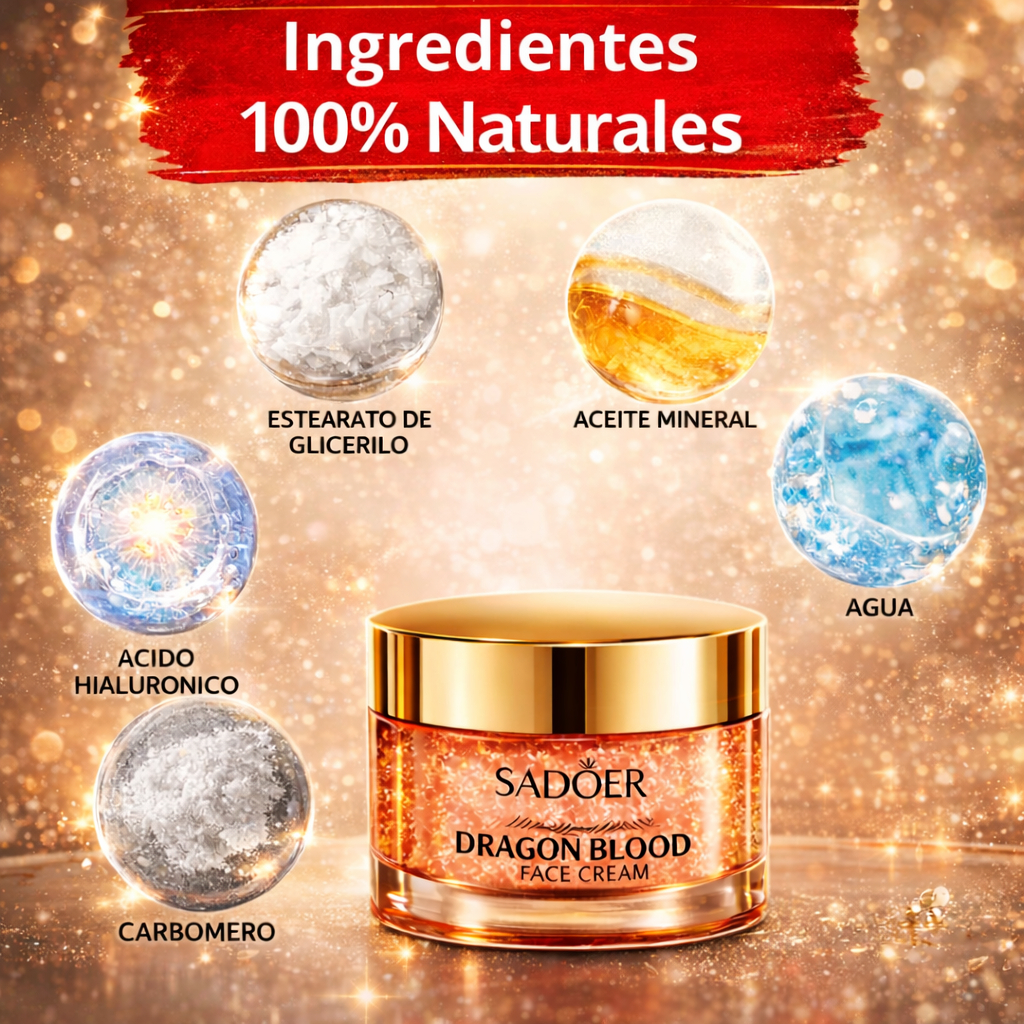 Dragon Blood™ - Piel más firme, luminosa y equilibrada sin irritación.
