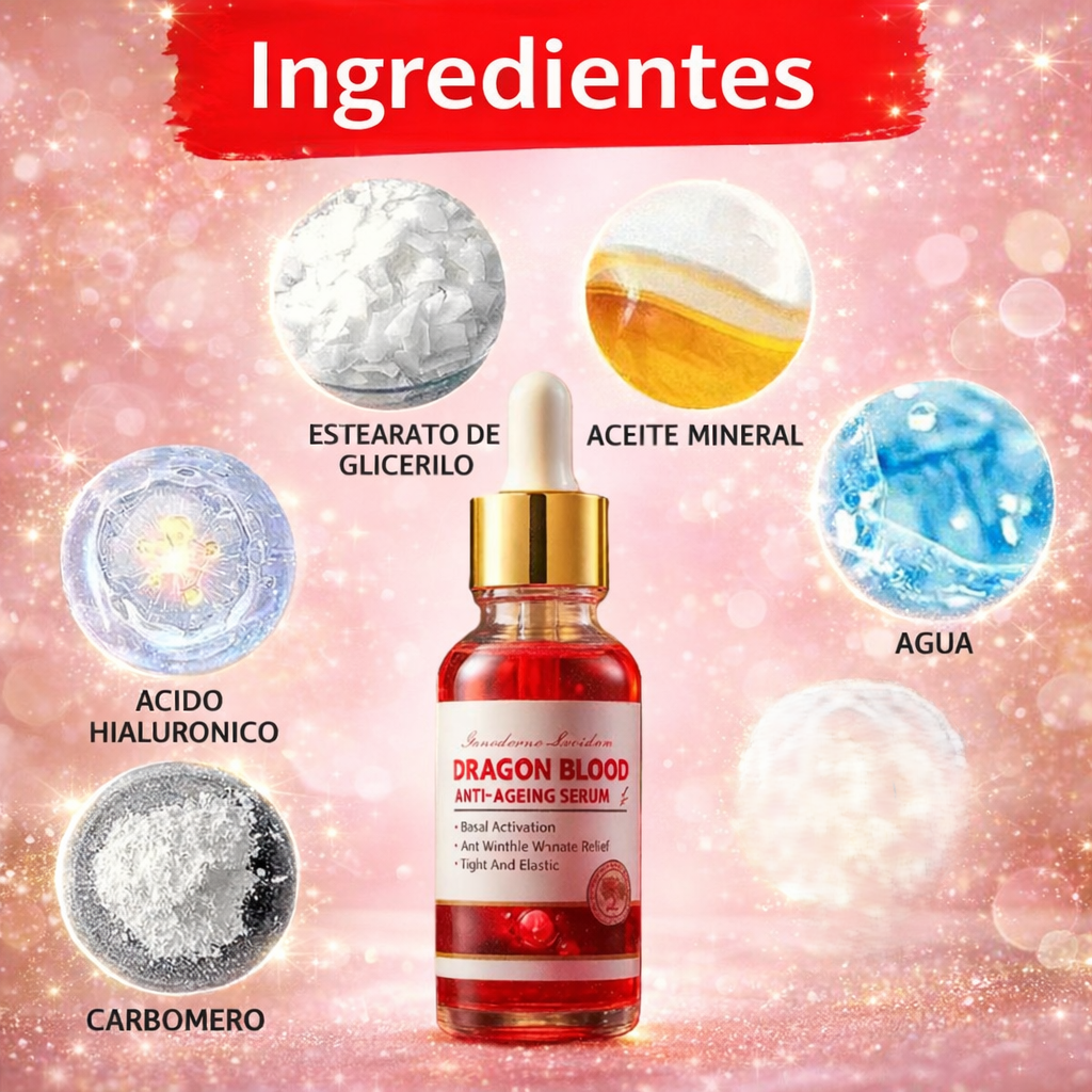 Sérum Dragon Blood™ – Piel suave, firme y radiante más fácil imposible