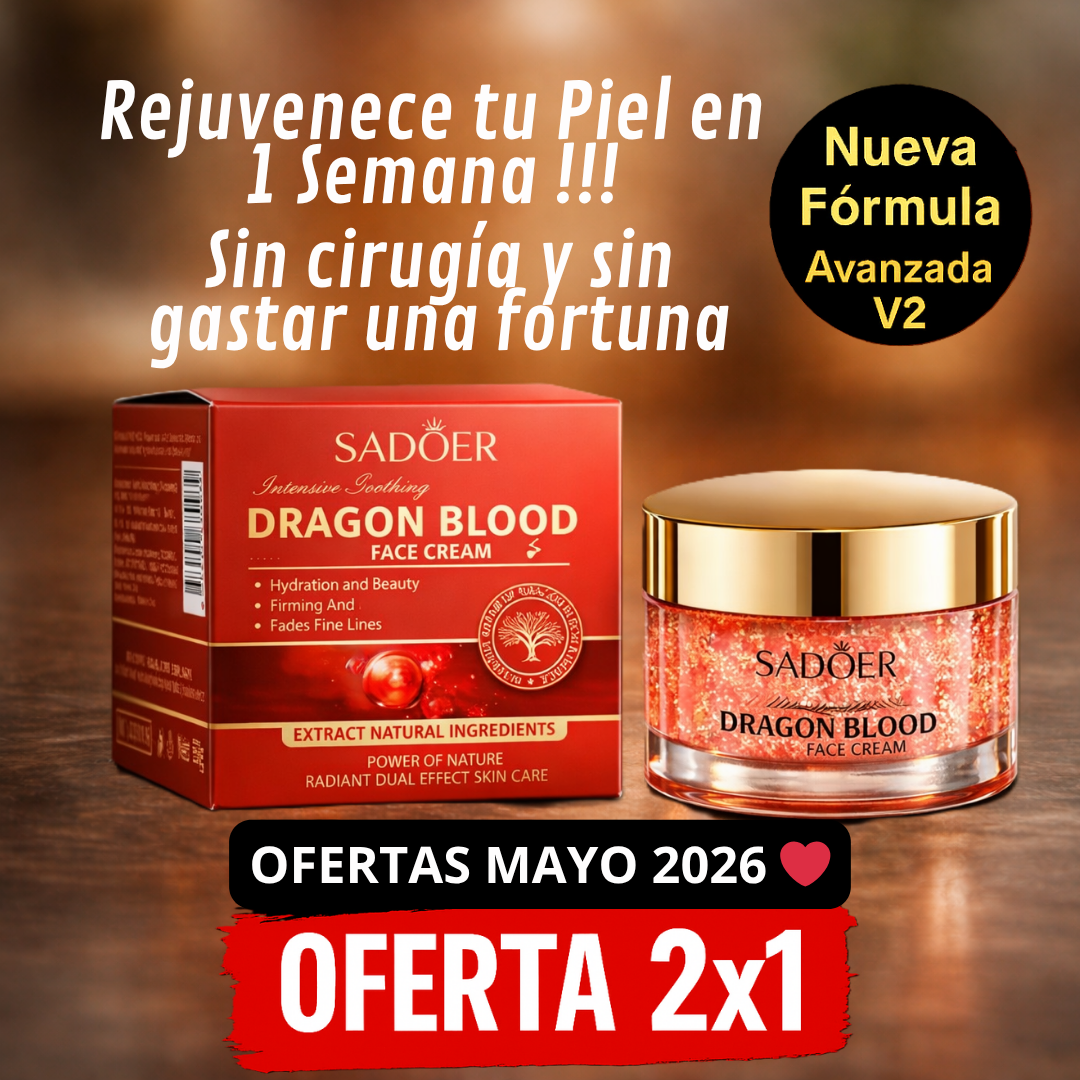 Dragon Blood™ - Piel más firme, luminosa y equilibrada sin irritación.