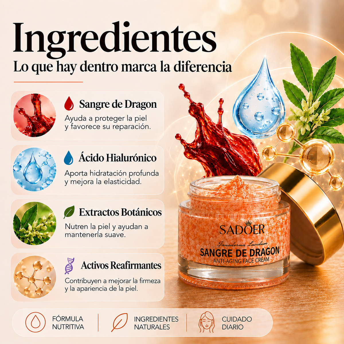 Dragon Blood™ - Piel más firme, luminosa y equilibrada